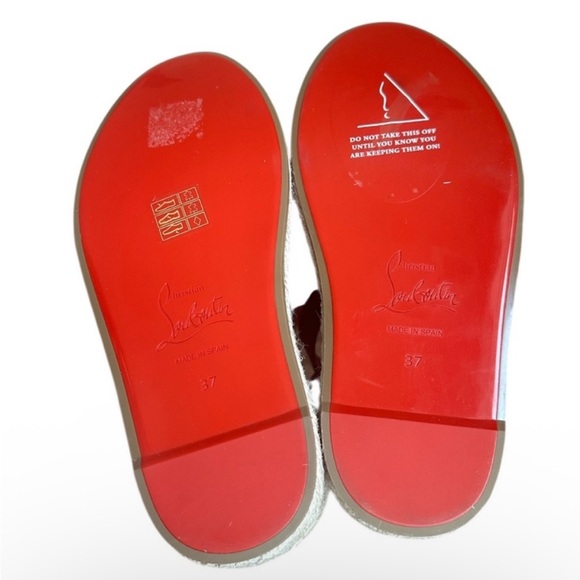 Christian Louboutin Mariza 130
black leather wedges RETAIL 945 - Picture 9 of 10